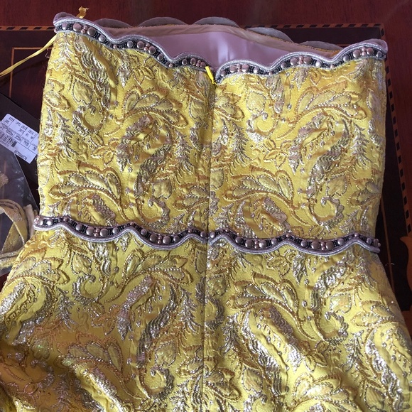 GUCCI Embellished Metallic Lurex Bustier dress - Size 38 - Picture 12 of 12